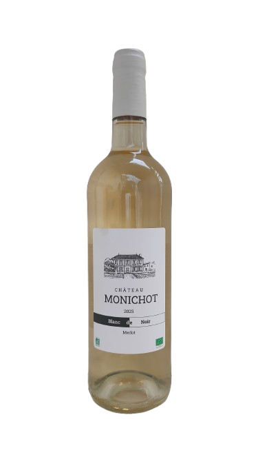 Château Monichot -Blanc de Noir 2025 - Organic - Merlot - 75cl