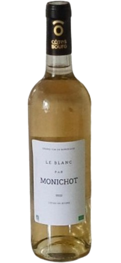 Le Blanc de Monichot 2023 - Organic Côtes de Bourg - White - 75cl