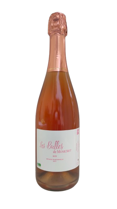 Les Bulles de Monichot - 2023 - Organic - Méthode Traditionnelle Rosé- Cabernet Sauvignon - 75cl