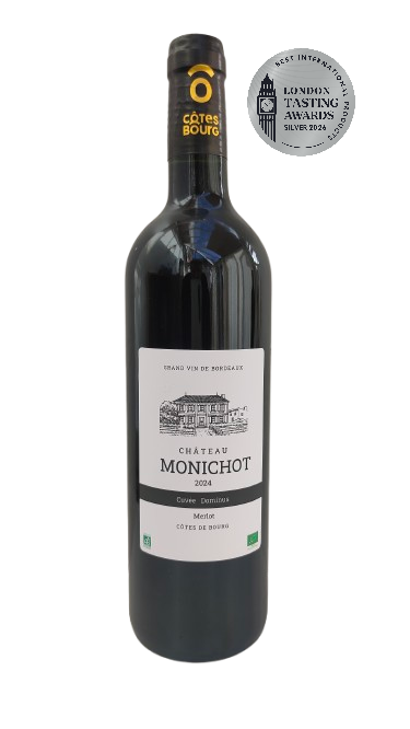 Château Monichot - Cuvée Dominus 2024 - Organic Côtes de Bourg - Merlot - 75cl