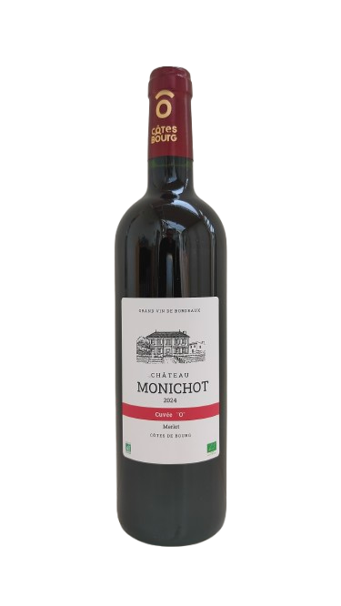 Château Monichot - Cuvée "O" 2024 - Organic Côtes de Bourg - Merlot - 75cl