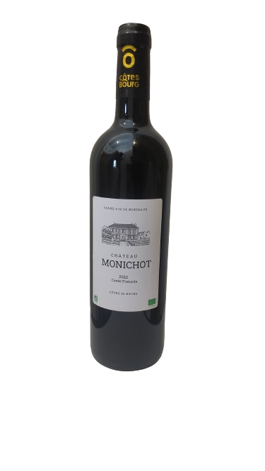 Chateau Monichot - Cuvee Francois 2022 - Organic Cotes de Bourg - Merlot - 75cl