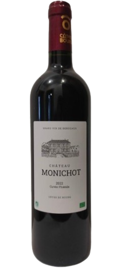Château Monichot - Cuvée Phoenix 2022 - Organic Côtes de Bourg - Merlot - 75cl