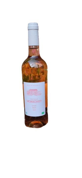 Chateau Monichot - Le Rose 2024 - Organic Bordeaux - Merlot - 75cl