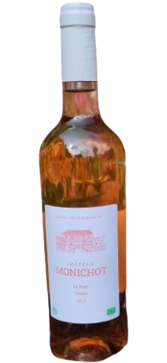 Château Monichot - Le Rosé 2024 - Organic Bordeaux - Merlot - 75cl